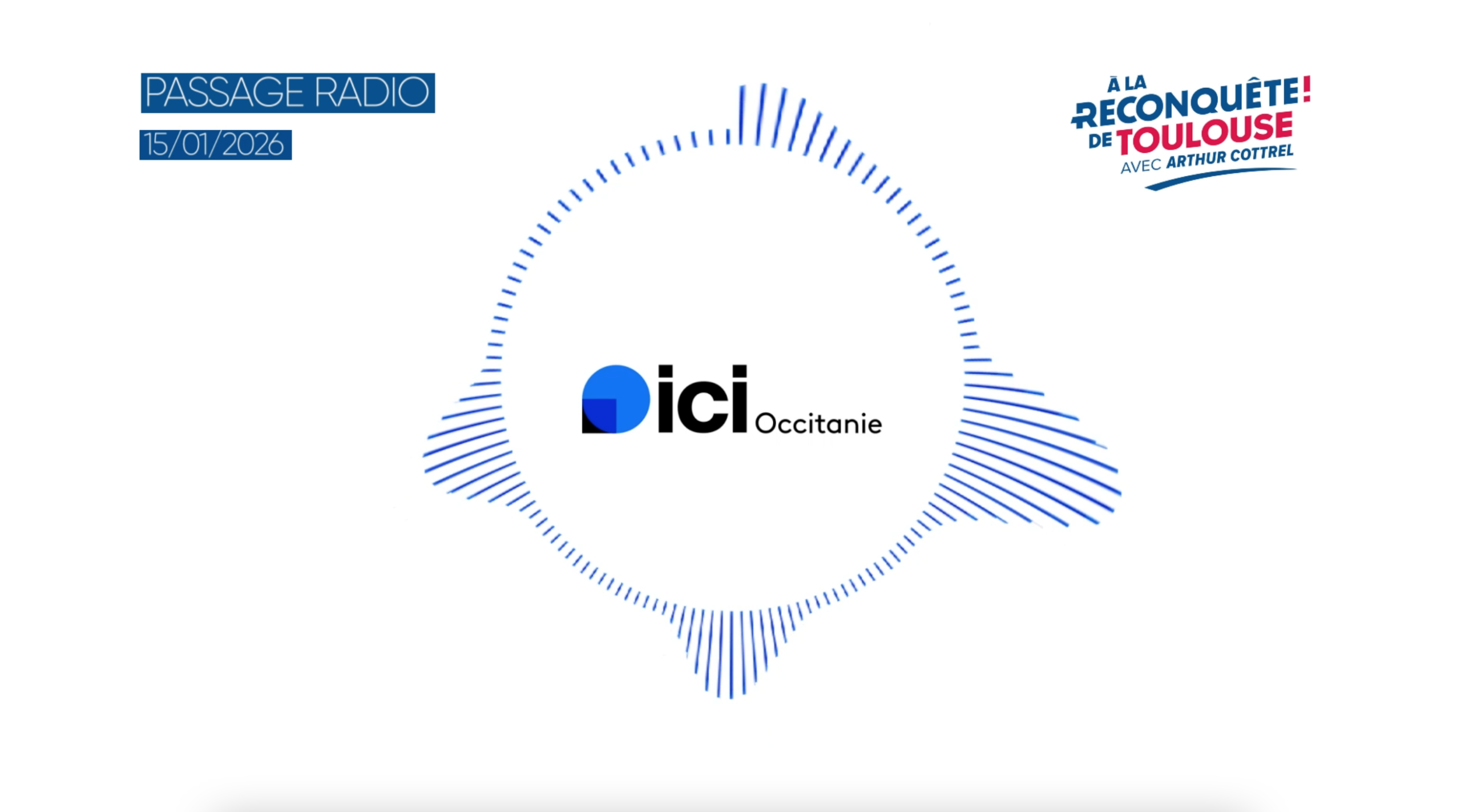 Arthur Cottrel répond à l&rsquo;union à droite sur Ici Occitanie